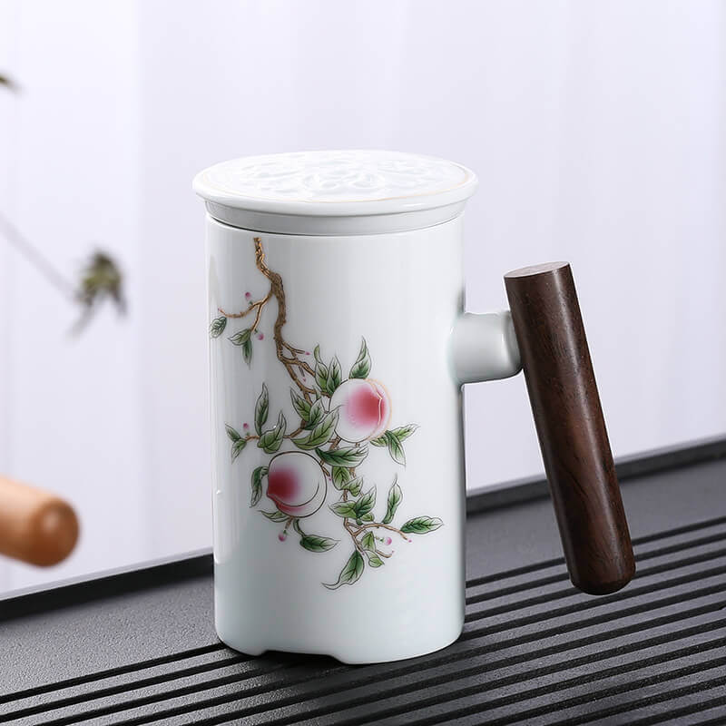 Chinese style mug with filter