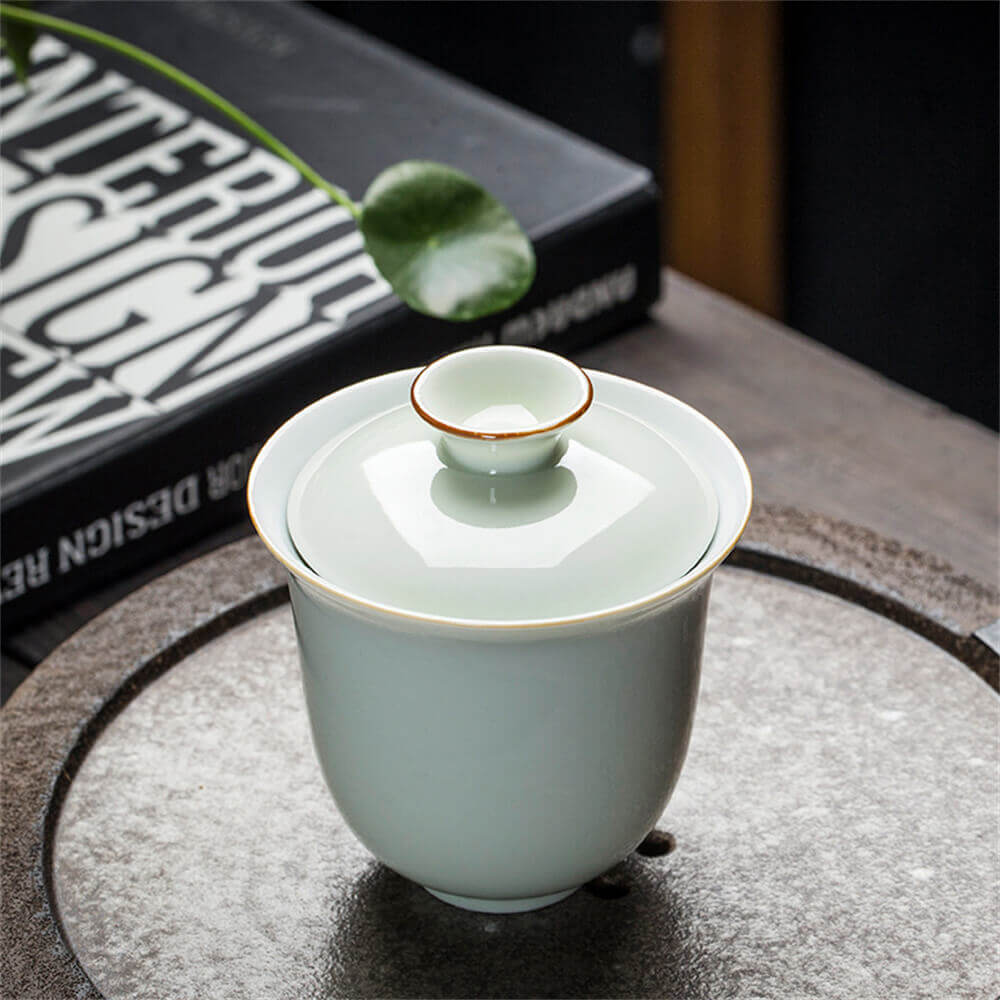 Simple Japanese Travel Tea Set With Tureen