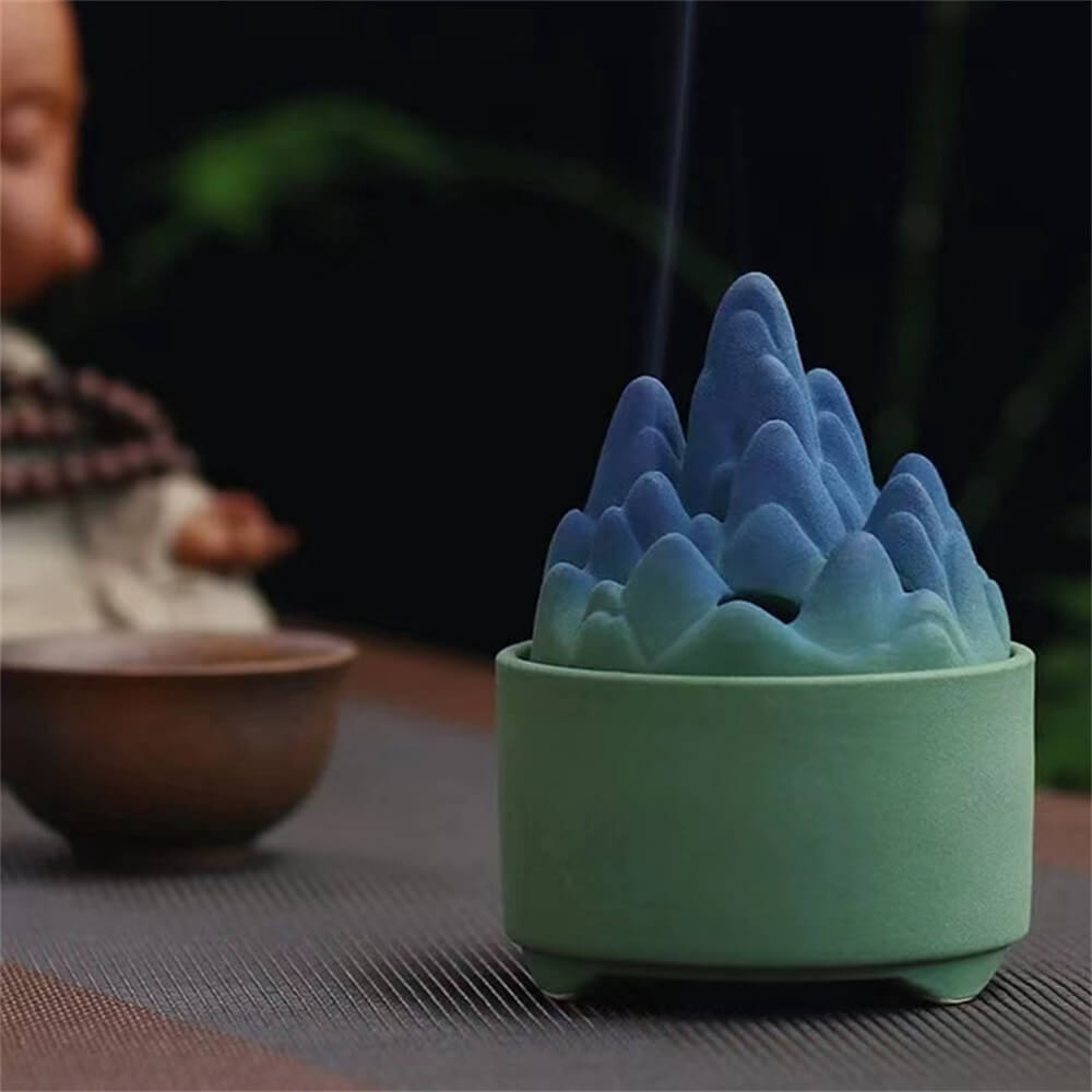 Mountain Wide Ancient Incense Burner