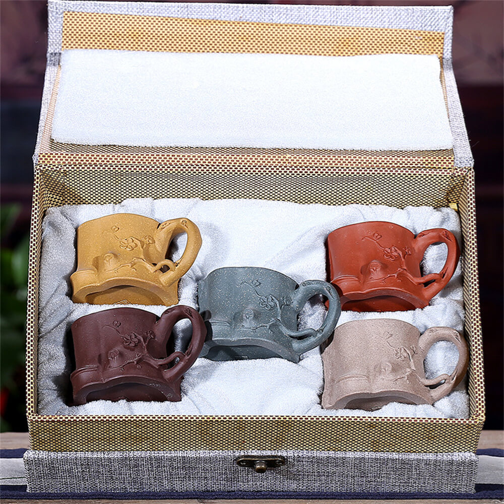 Yixing purple sand plum cup