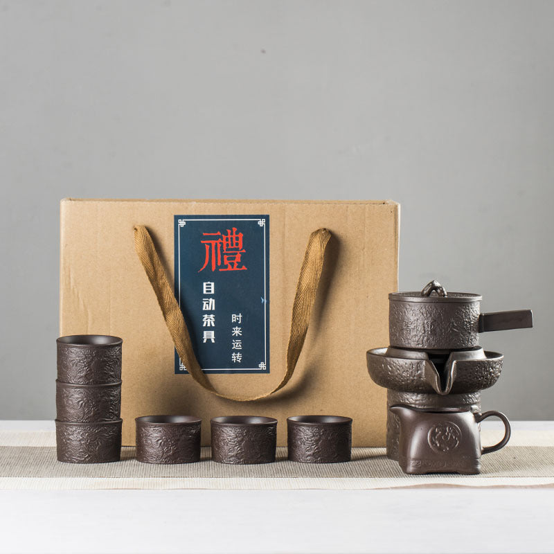 Kung Fu Tea Set Automatic Stone Grinding Kettle