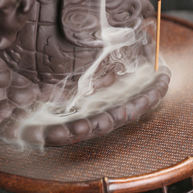 World Map Eagle Incense Burner