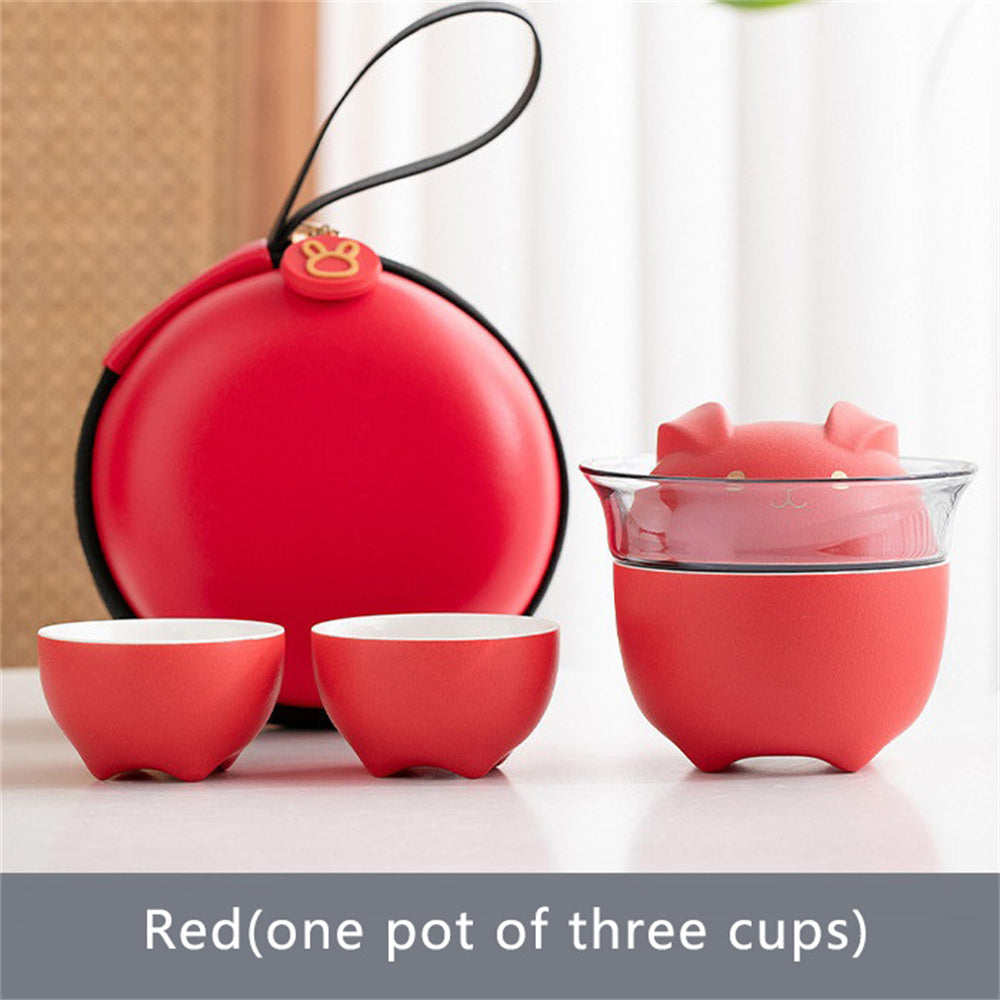 Lucky Rabbit Travel Tea Set