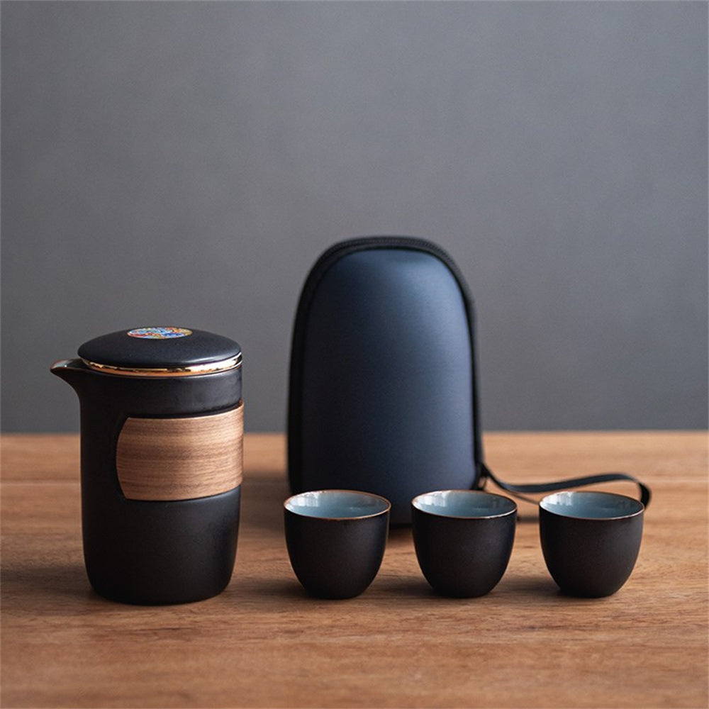 Rainbow Colorful Travel Tea Set