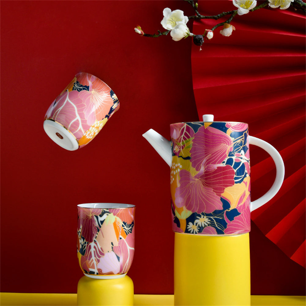 Splendor Flower Tea Set