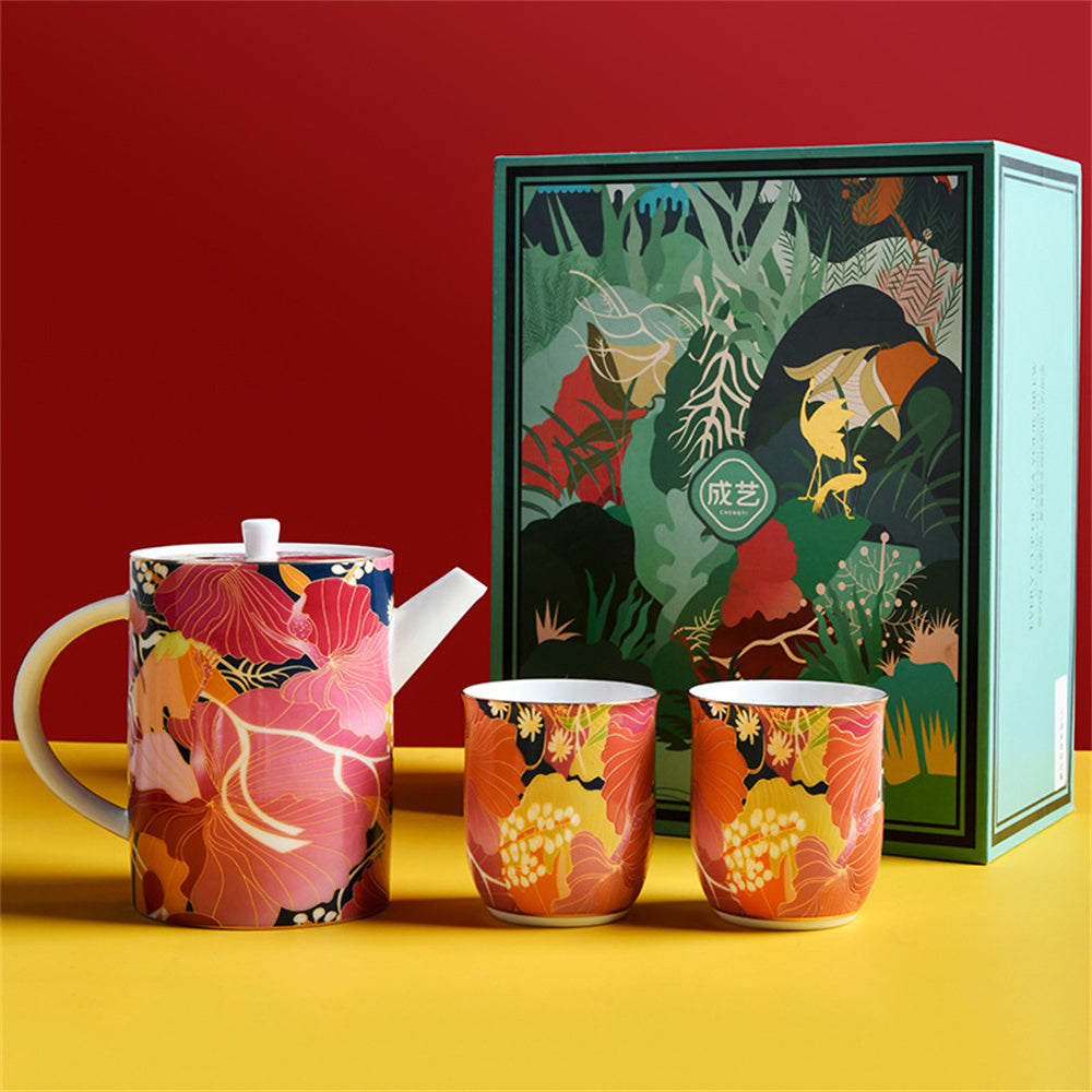 Splendor Flower Tea Set