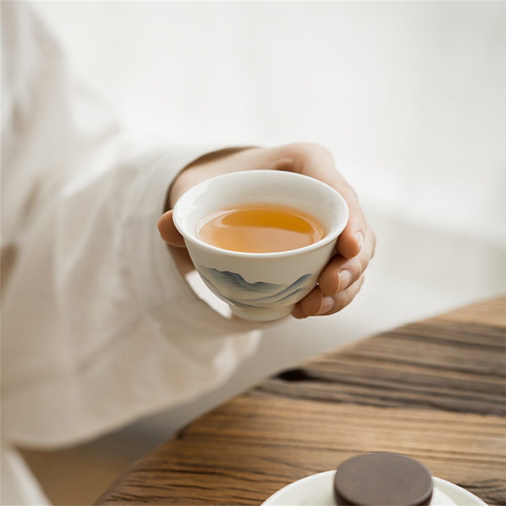Great Rivers and Mountains Travel Tea Set