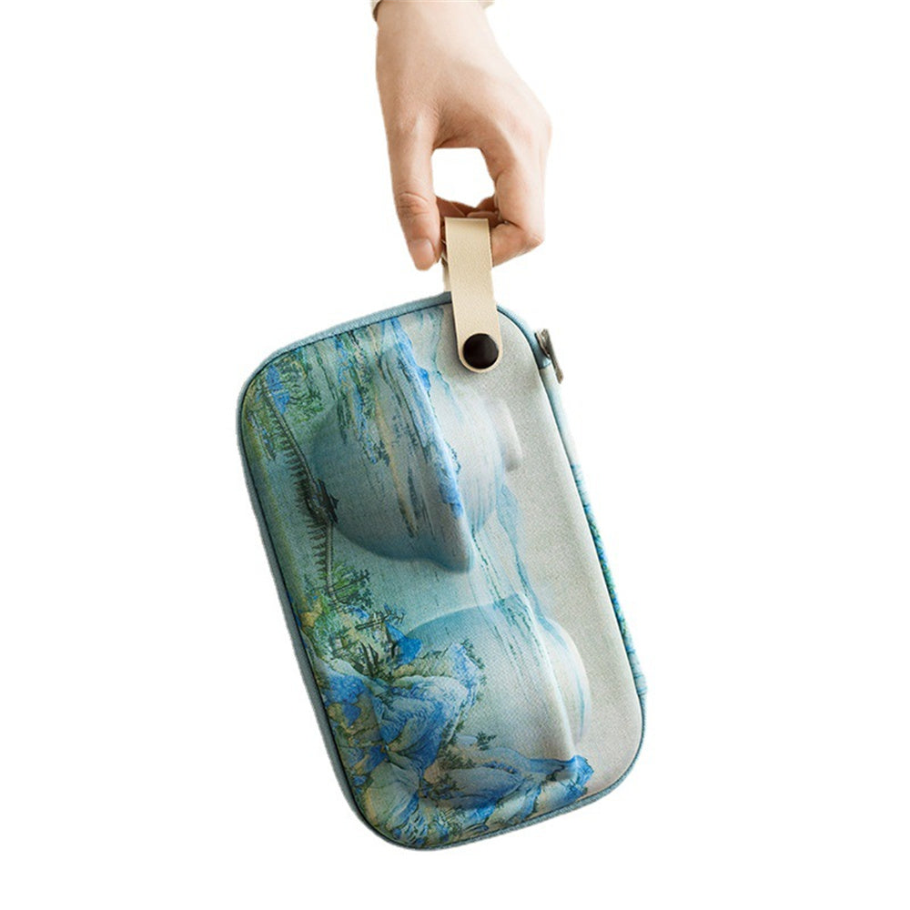 Great Rivers and Mountains Travel Tea Set