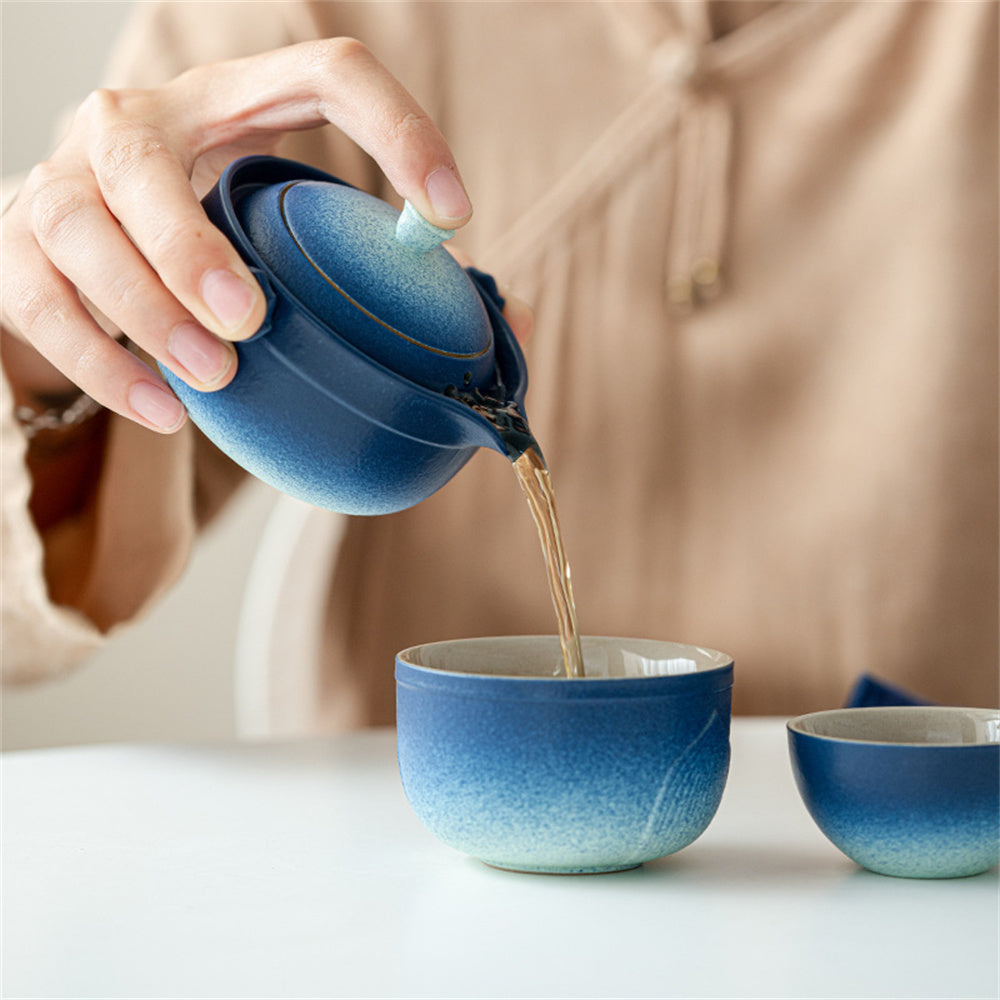 Lotus Pond Moonlight Travel Tea Set