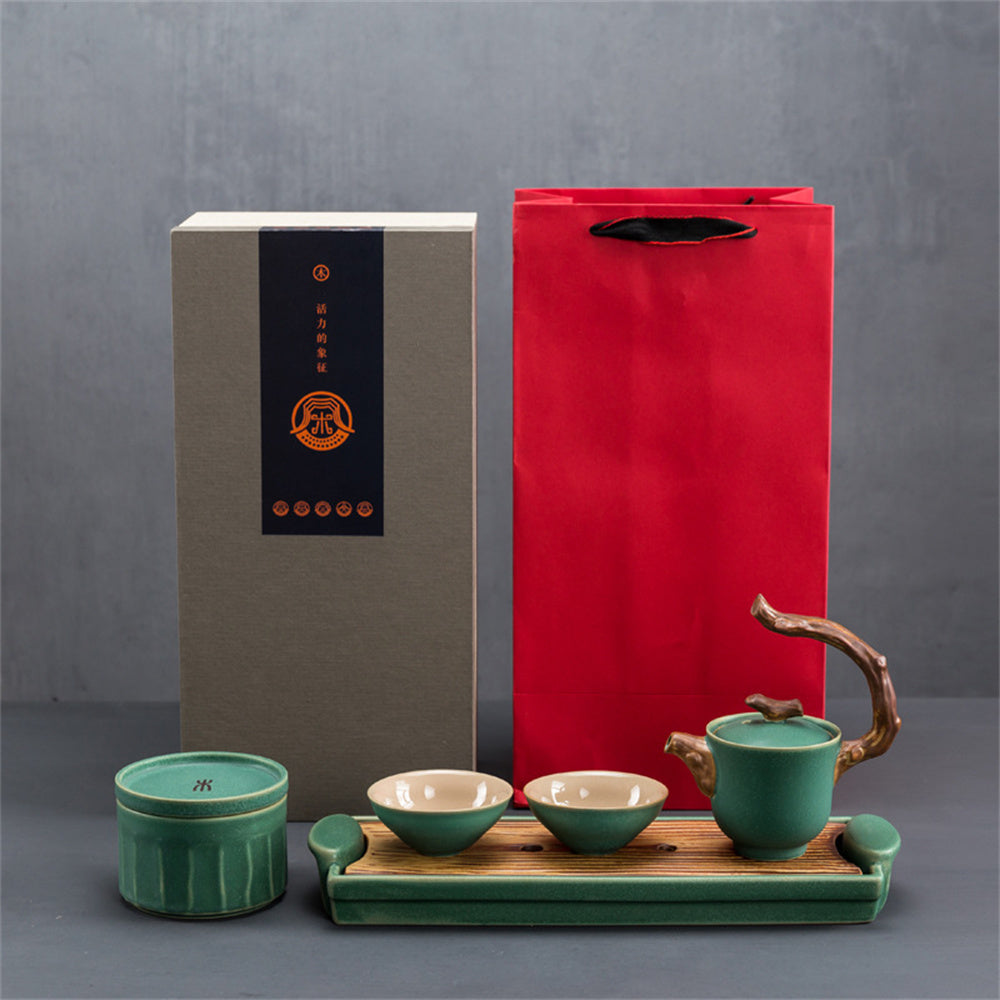 Dry Tree Shape Tea Set
