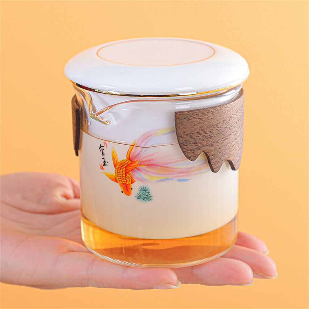 Gold Jade Travel Tea Set