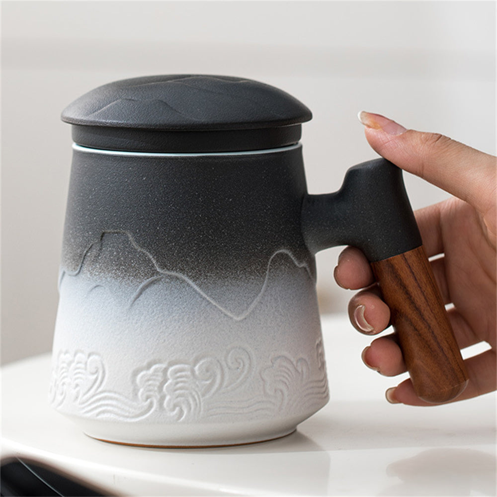 Mountain Sea Mug Office Cup