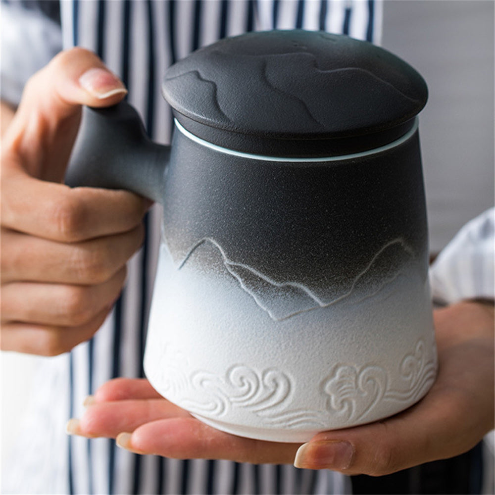 Mountain Sea Mug Office Cup