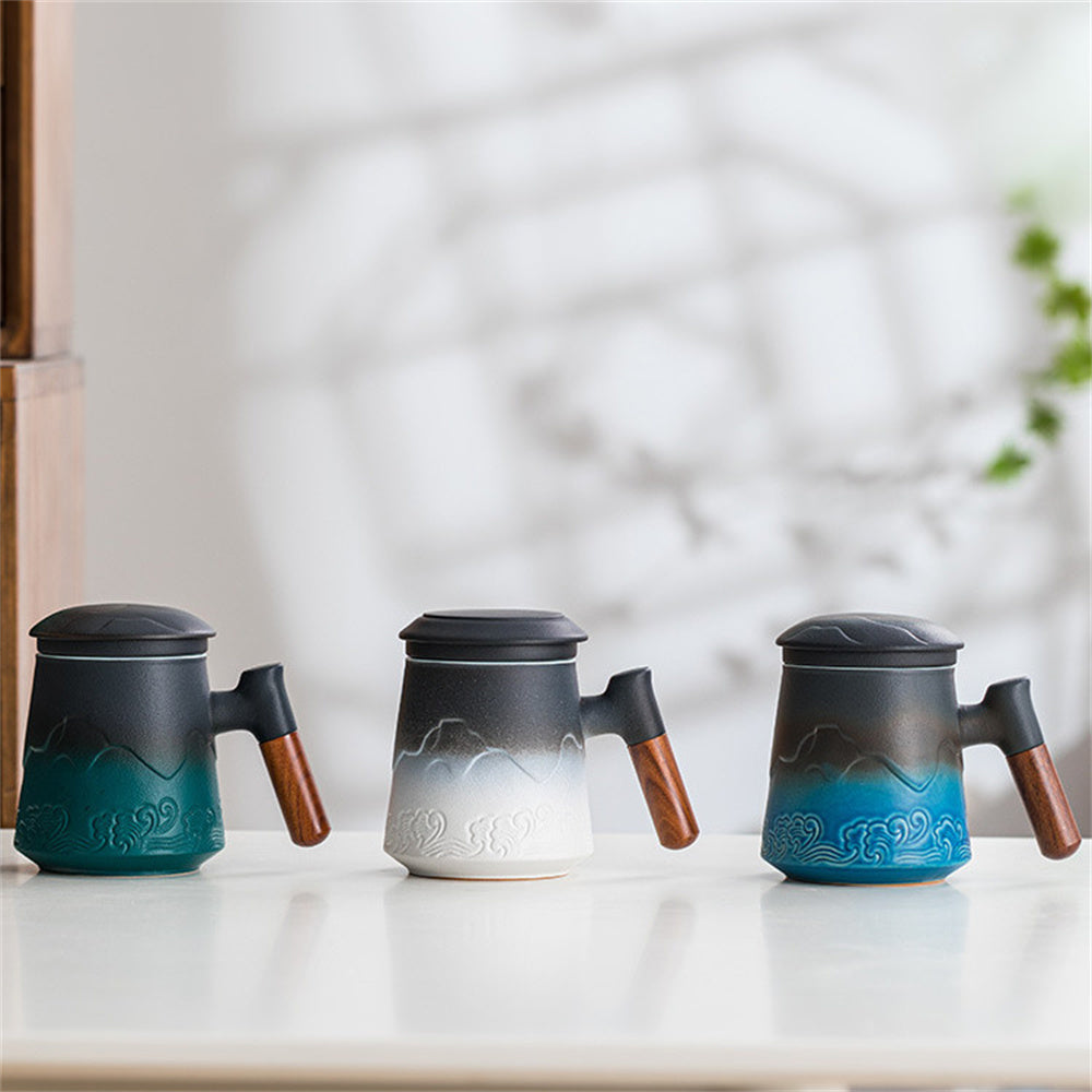 Mountain Sea Mug Office Cup