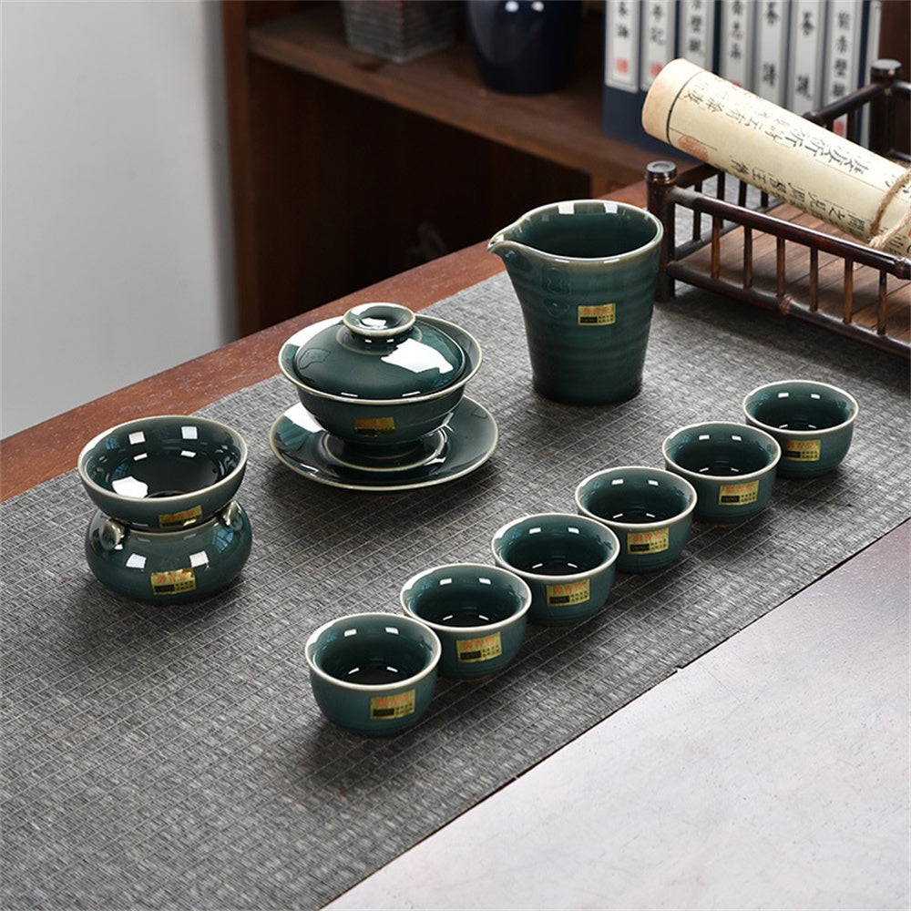 Collectible Celadon Tea Set