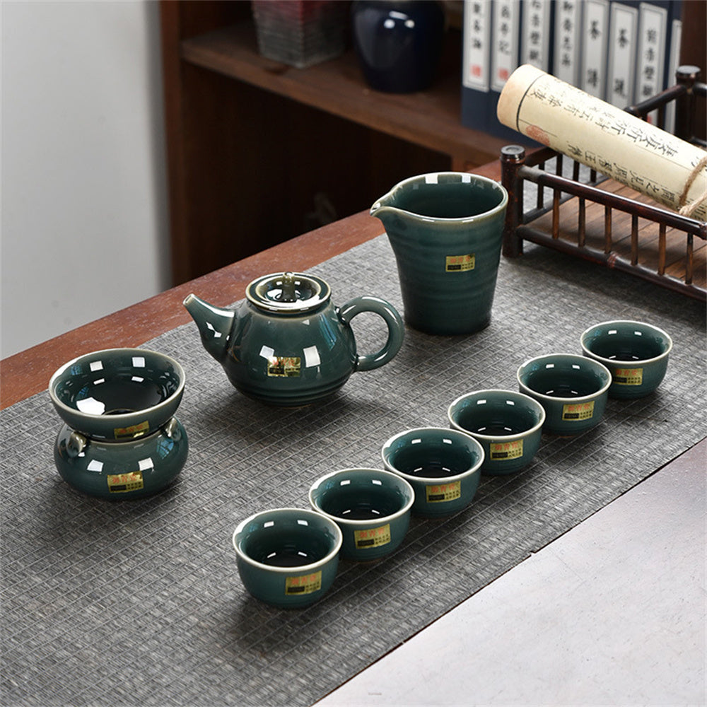 Collectible Celadon Tea Set