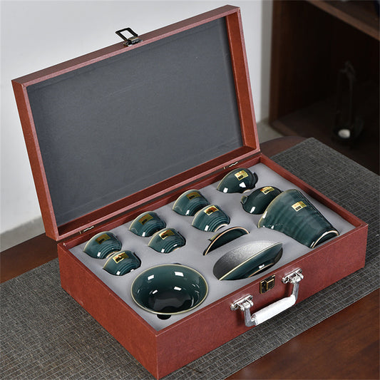 Collectible Celadon Tea Set