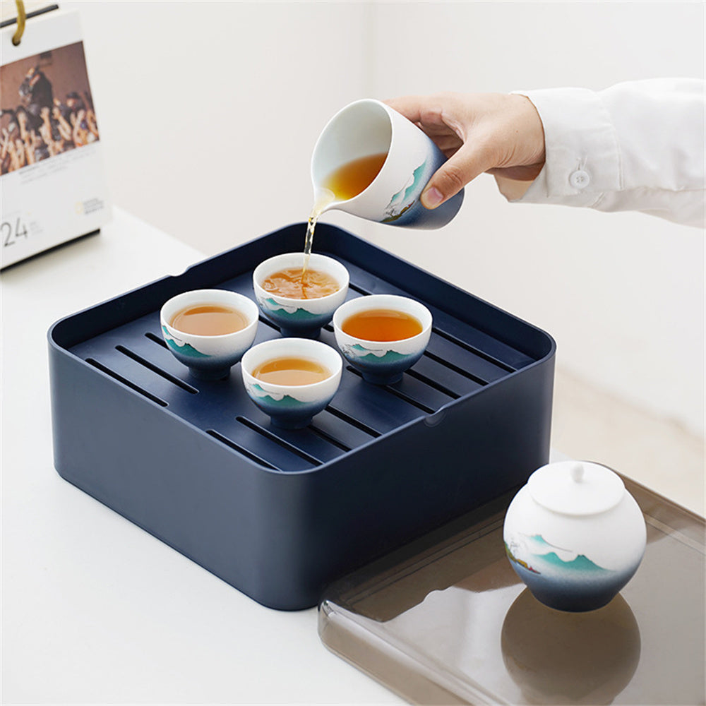Be As lLucky As Desired Travel Tea Set