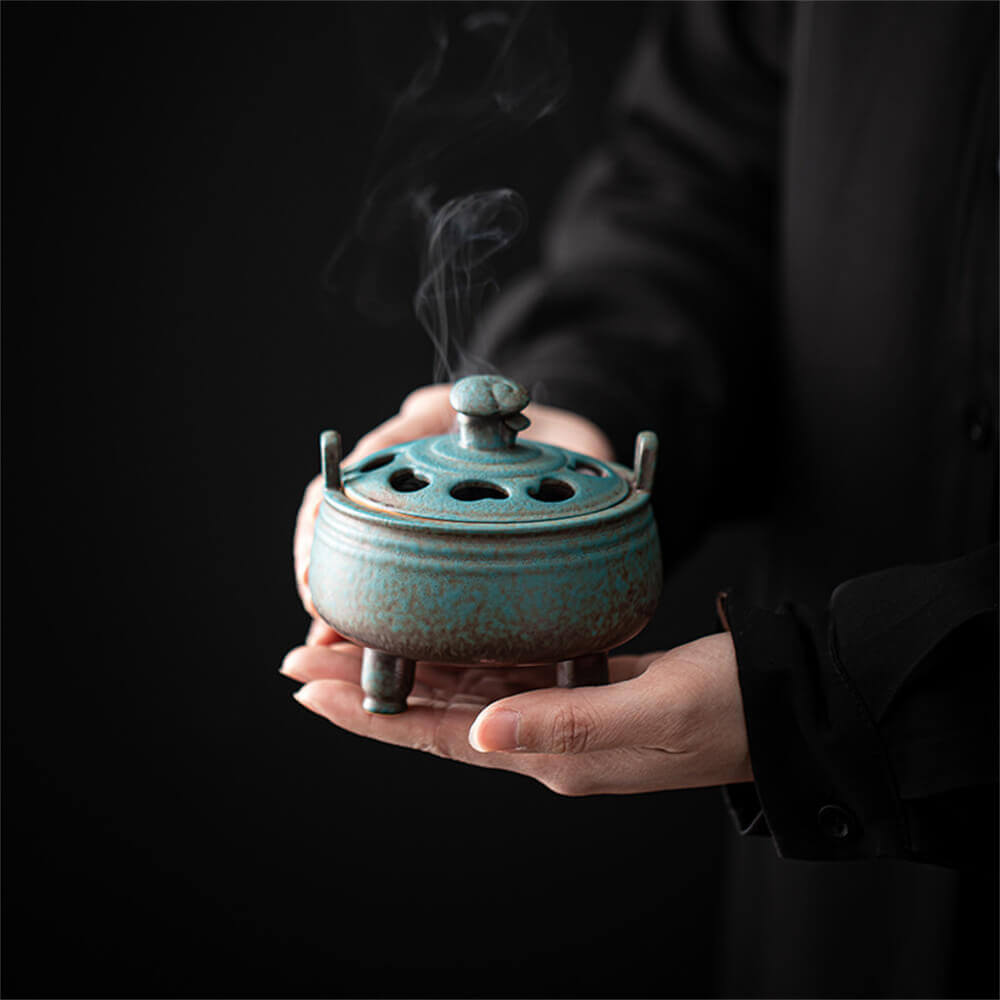 Lotus Three-Legged Censer