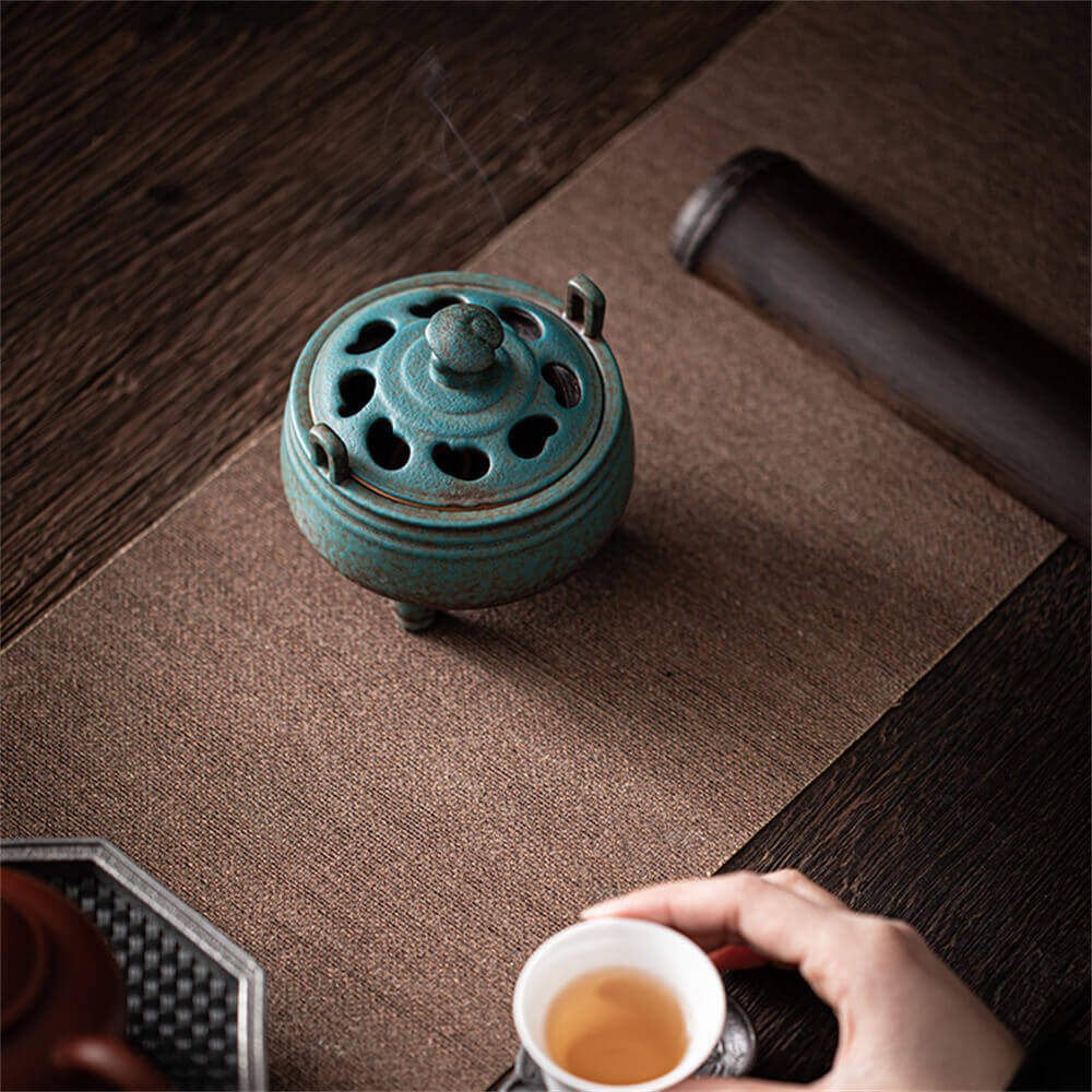 Lotus Three-Legged Censer
