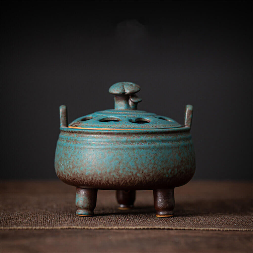 Lotus Three-Legged Censer