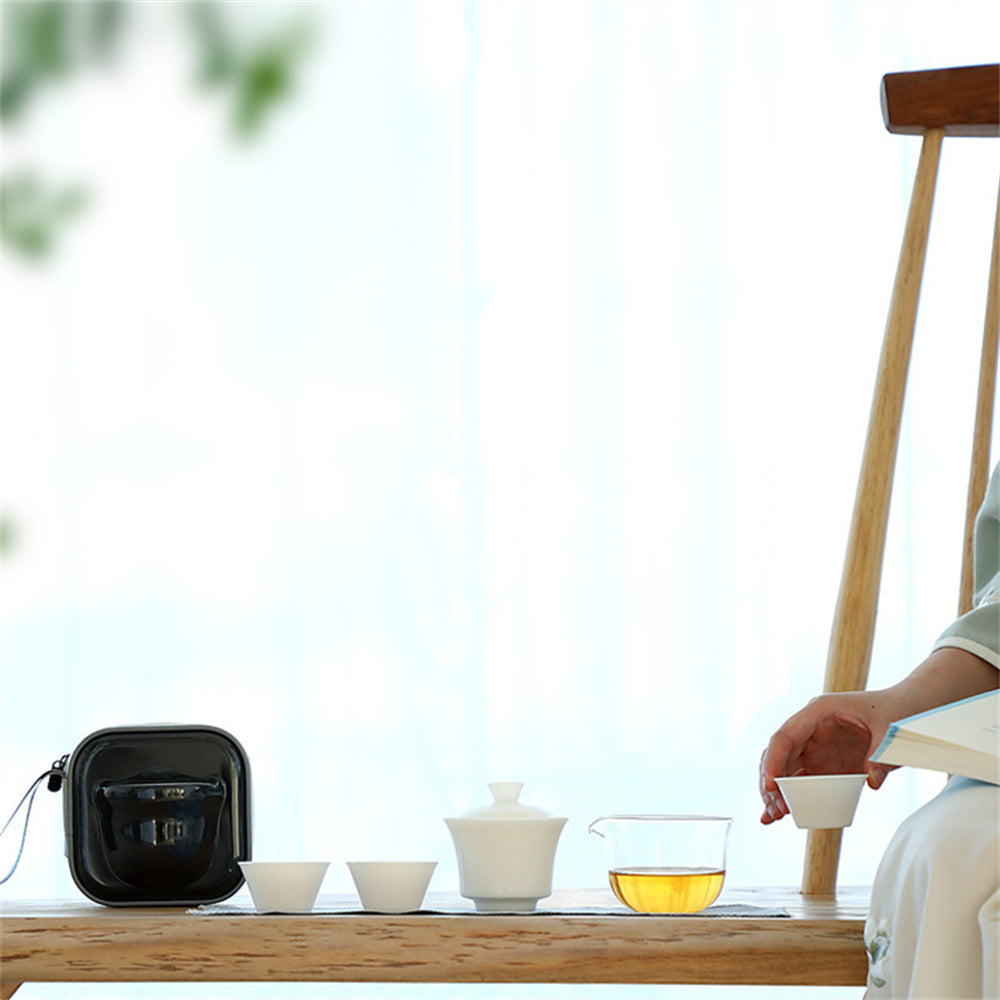 Rivers and Mountains Gaiwan Travel Tea Set