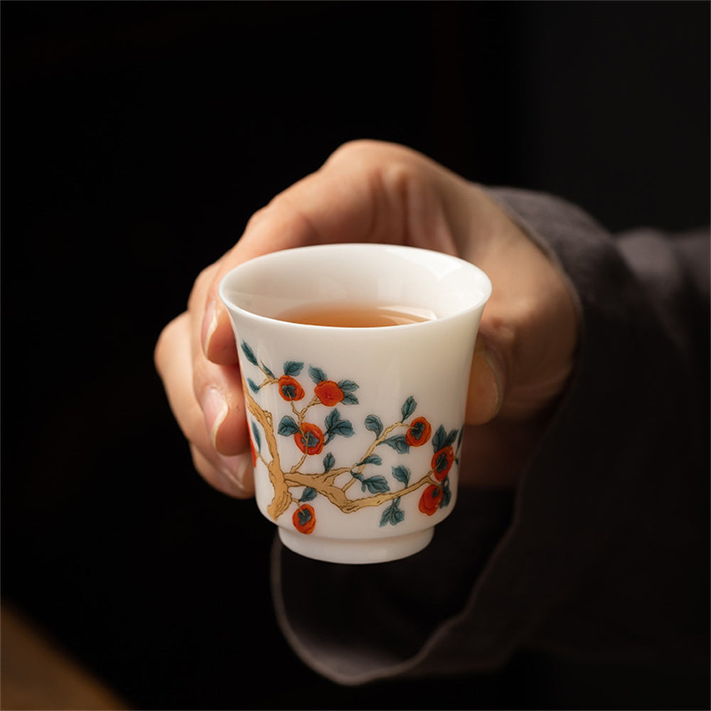 Splendid Persimmon Tea Set Gift Set