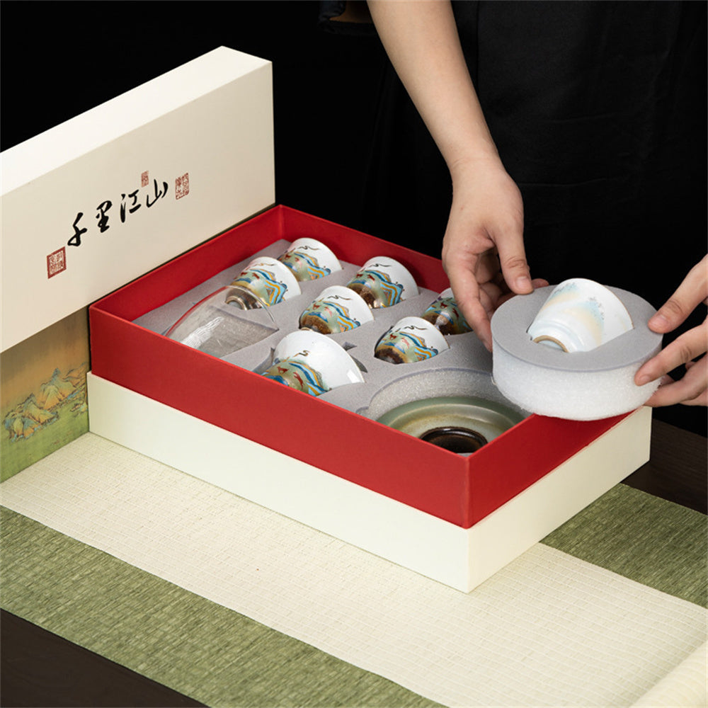 Picturesque tea set