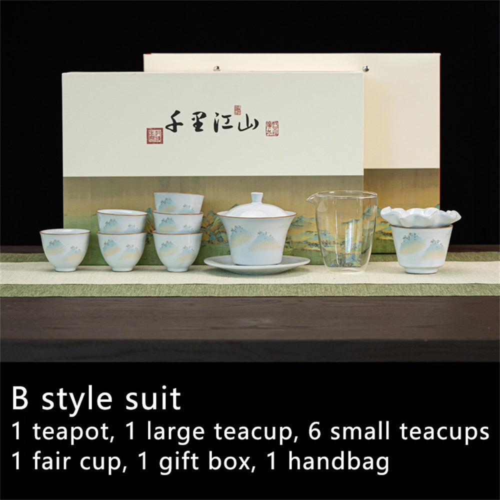 Picturesque tea set