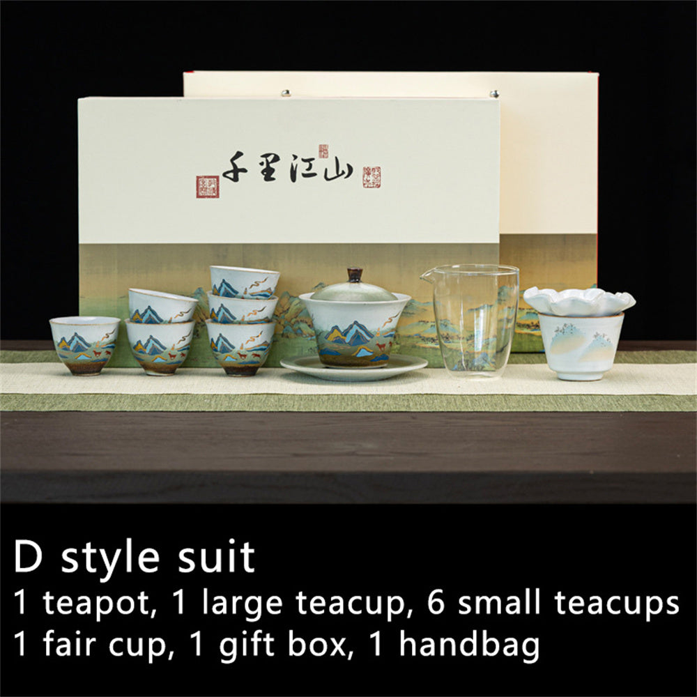 Picturesque tea set