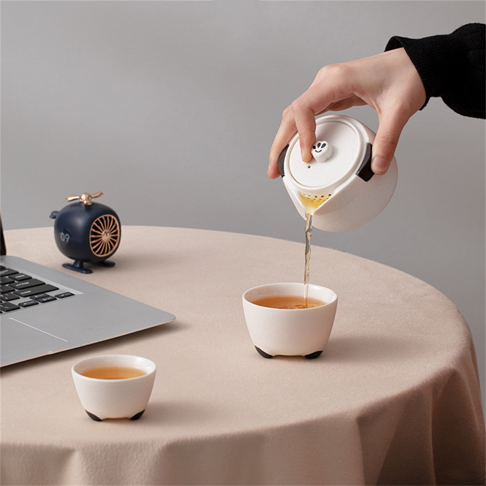 Cute Polar Bear Travel Tea Set
