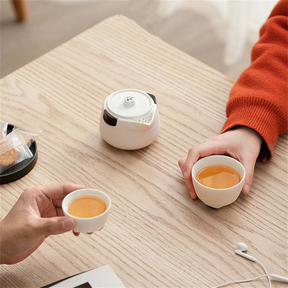 Cute Polar Bear Travel Tea Set