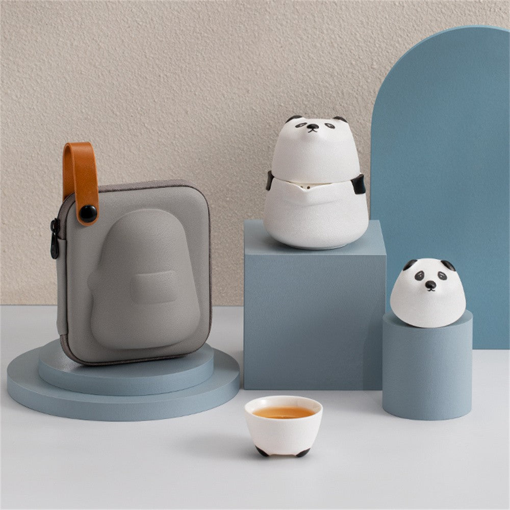 Cute Polar Bear Travel Tea Set