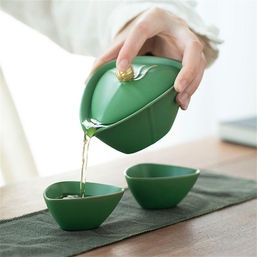 Dragon Boat Festival Zongzi Shaped Travel Tea Set