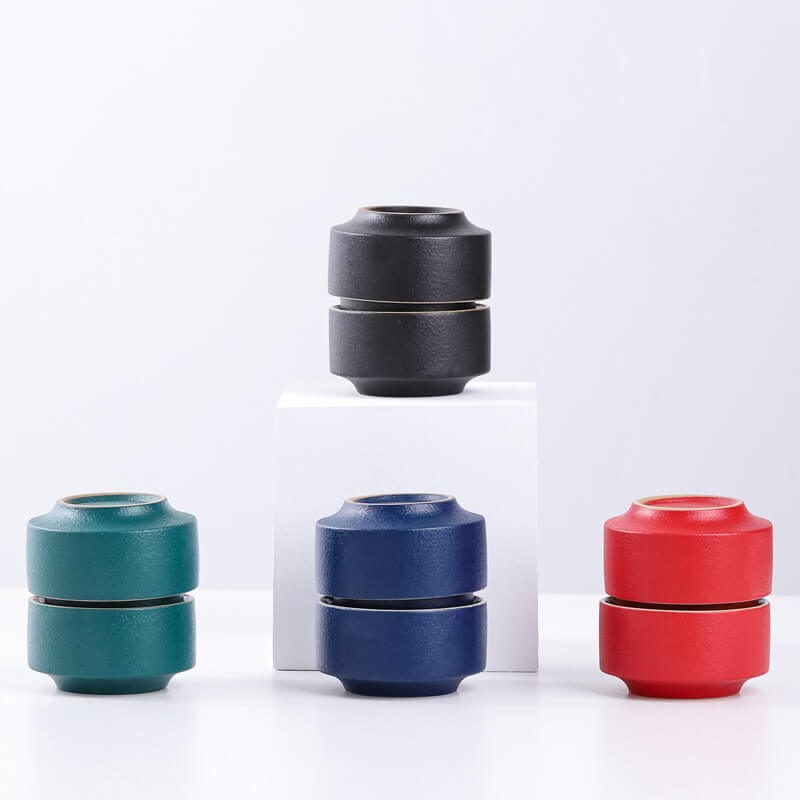 Walnut Hand Grasp Pot One Pot of Three Cups of Travel Tea Set