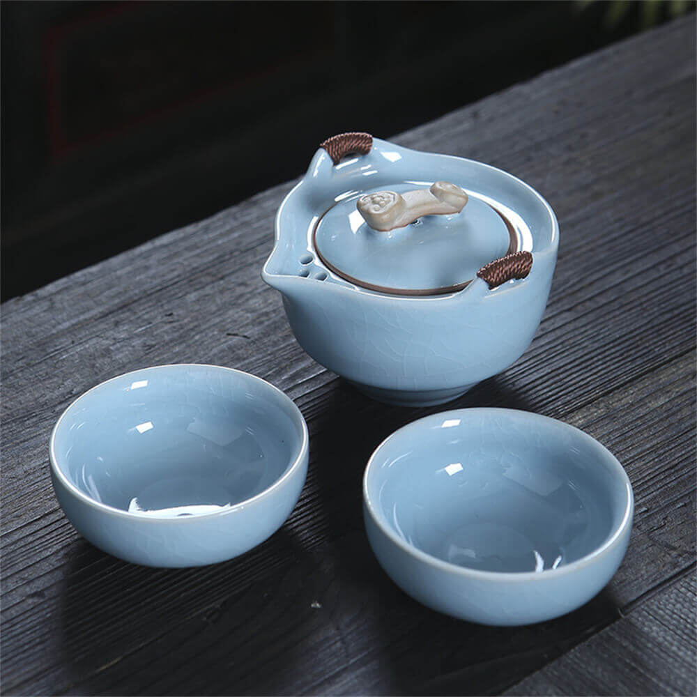 Annual Surplus One Pot of Two Cups Travel Tea Set