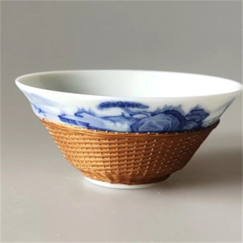 Bamboo Buckles Porcelain Tea Cup