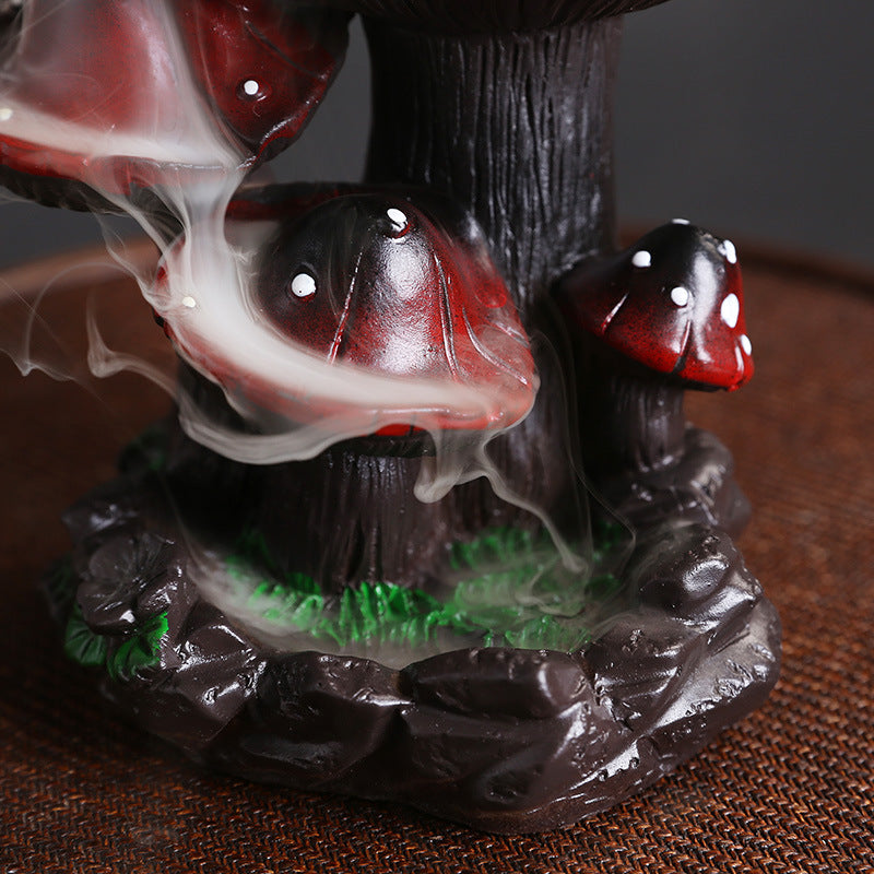 Creative Colorful Mushroom Censer
