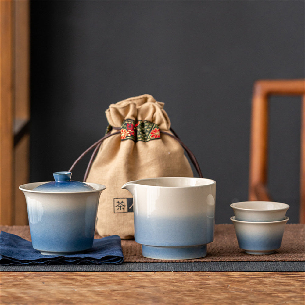 Tea Person Luggage Travel Tea Set