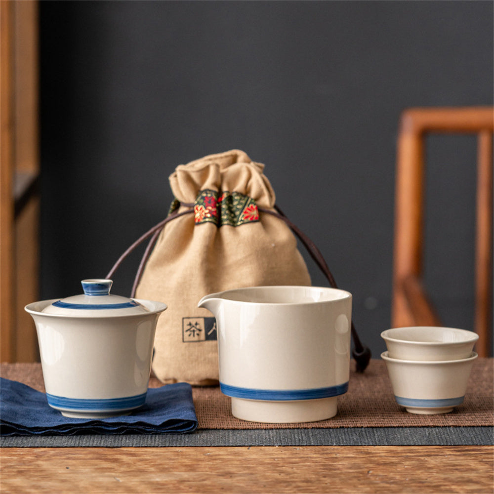 Tea Person Luggage Travel Tea Set