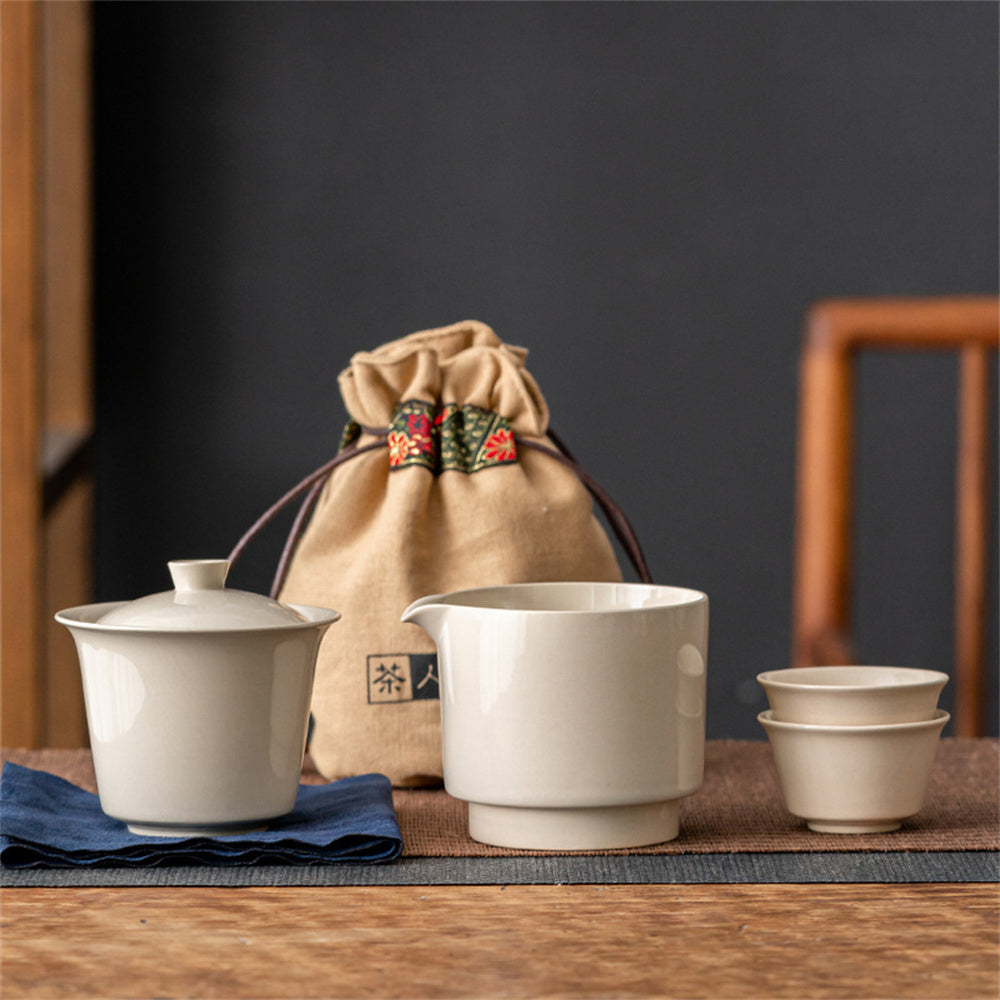 Tea Person Luggage Travel Tea Set