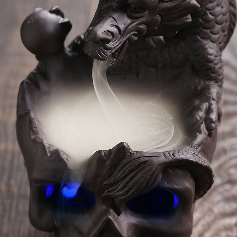 Skull Shaped Incense Burner