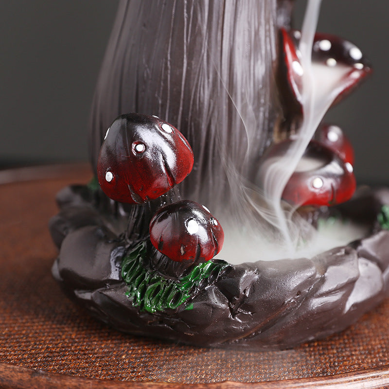 Mushroom Tree Backflow Incense Burner