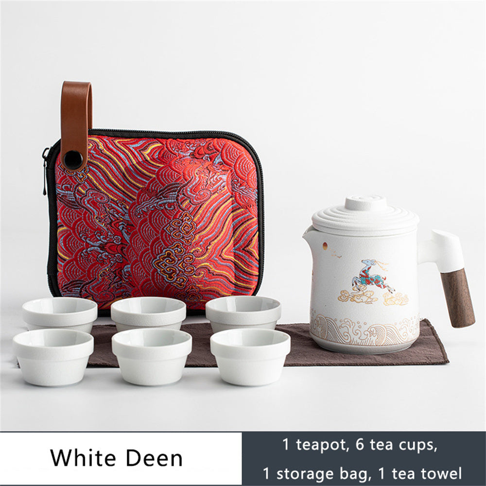 Lucky Elk Travel Tea Set