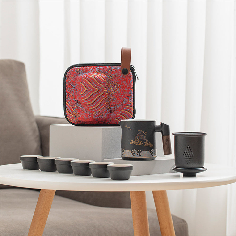 Lucky Elk Travel Tea Set