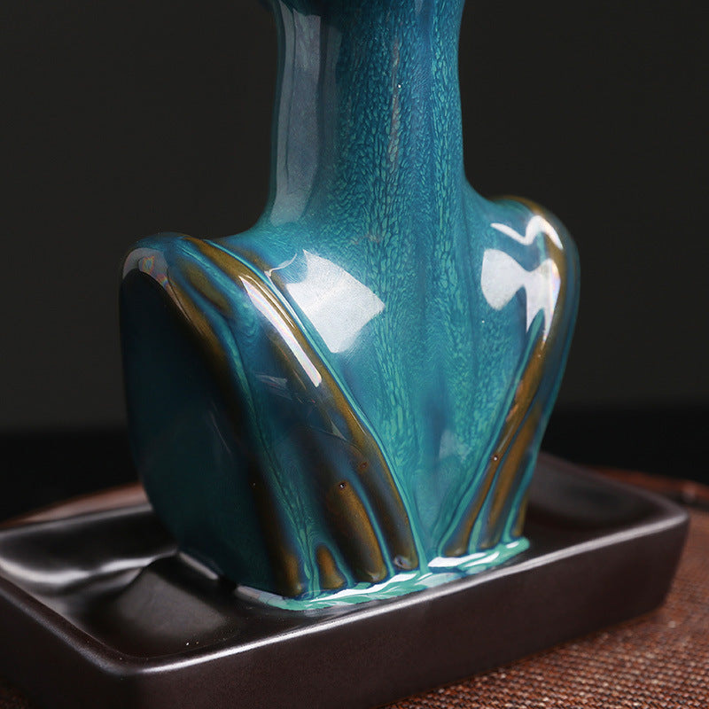 Beauty Statue Backflow Incense Burner