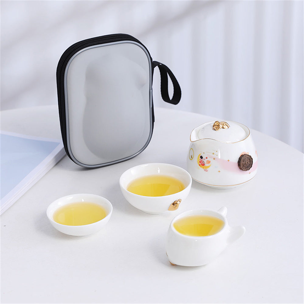 Jade Rabbit Moon Travel Tea Set