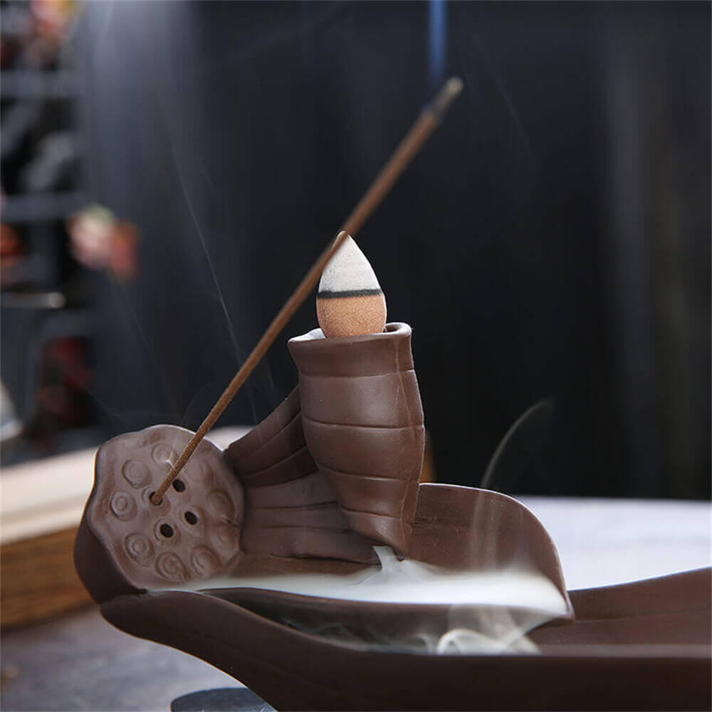 Flowing Lotus Incense Burner
