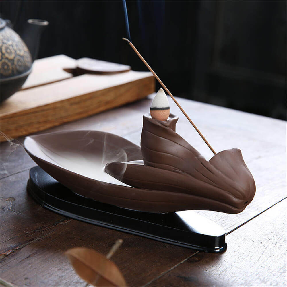 Flowing Lotus Incense Burner
