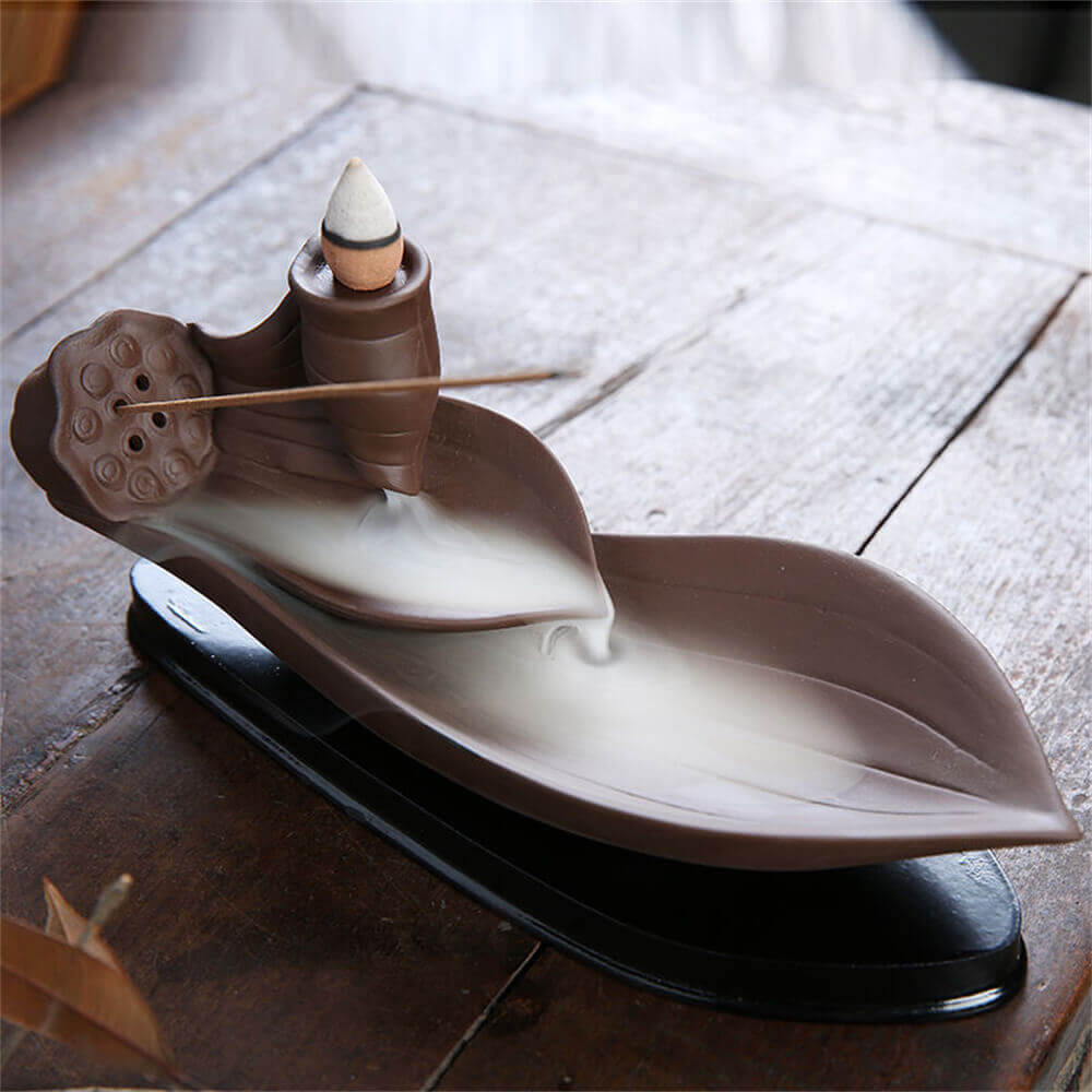 Flowing Lotus Incense Burner